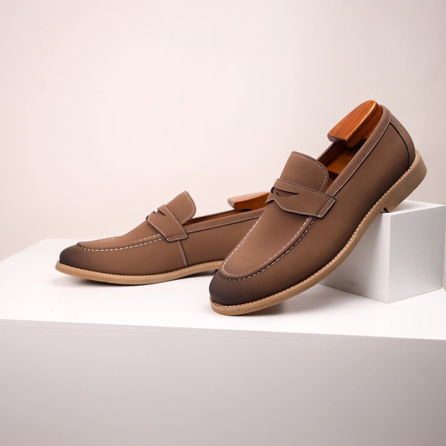 Salvatore Smooth Suede Loafer