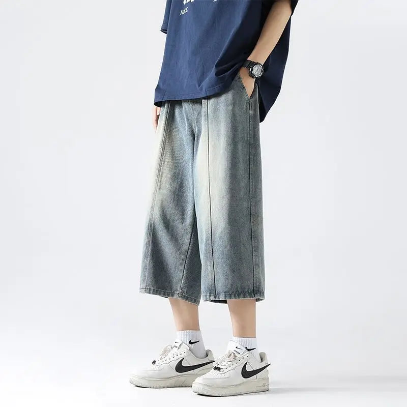 Santa Monica Baggy Jean Shorts