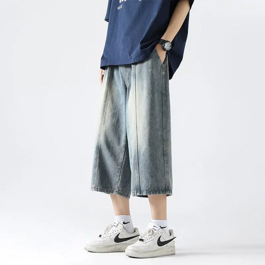 Santa Monica Baggy Jean Shorts