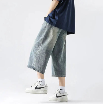 Santa Monica Baggy Jean Shorts