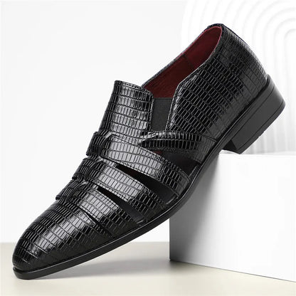 Anthony Cut Out Crocodile Loafer