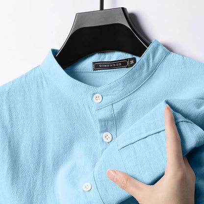 Calvin Coastal Cotton-Linen Shirt