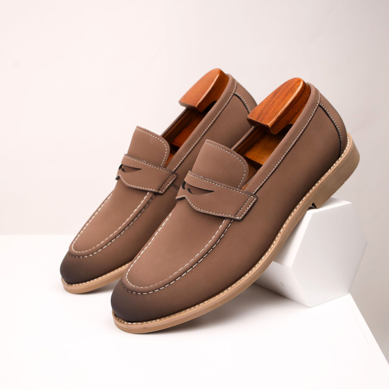 Salvatore Smooth Suede Loafer