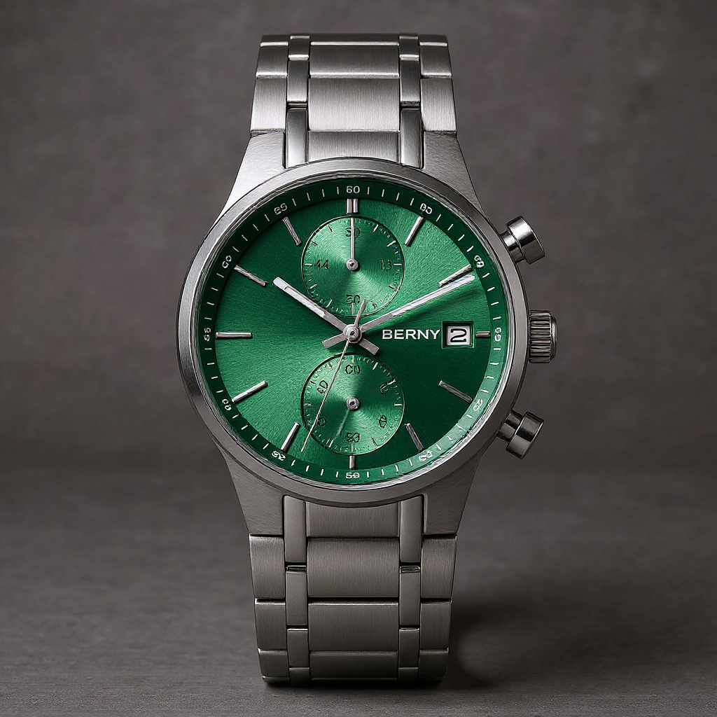 Berny Chronograph Watch, 39mm