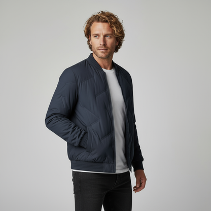 Brenton Quilted Bomber Jacket