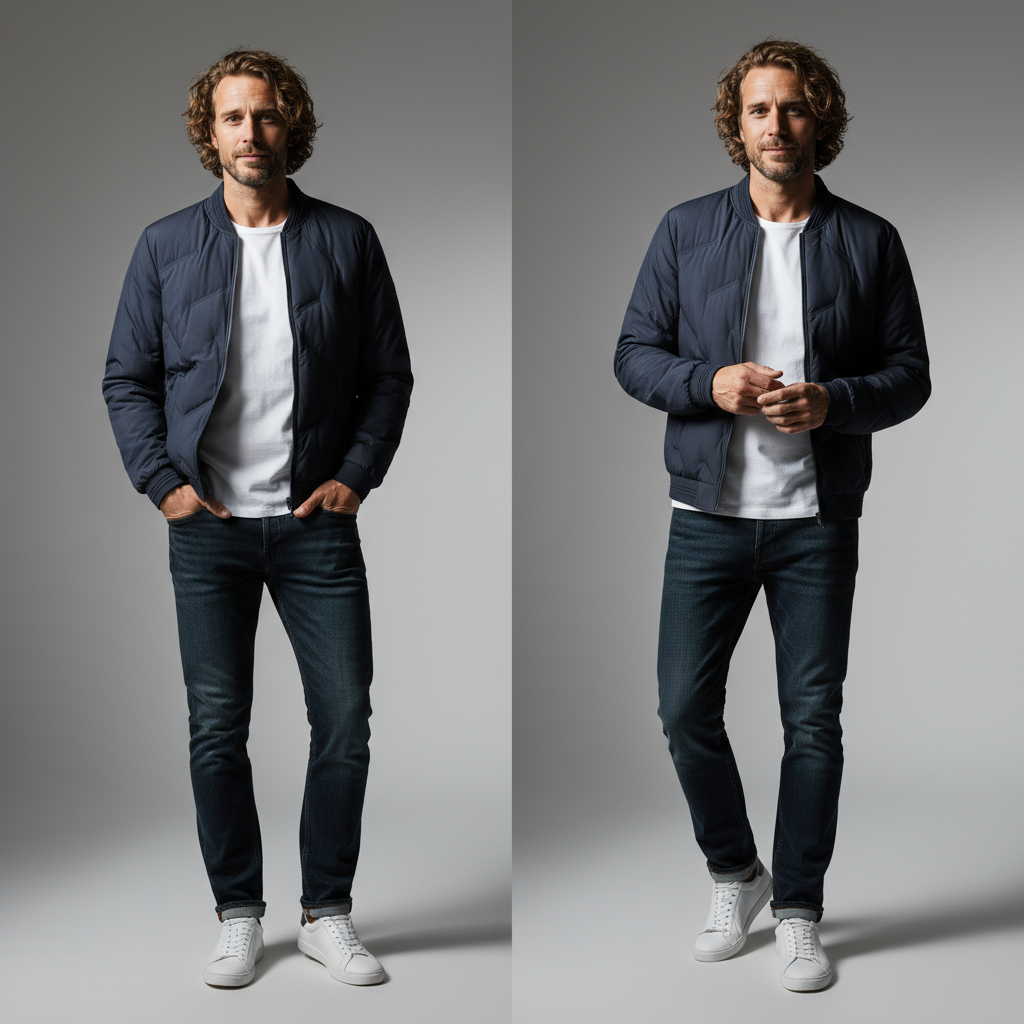 Brenton Quilted Bomber Jacket